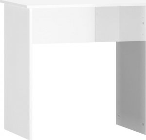 Biurko vidaXL vidaXL Biurko, białe z połyskiem, 100x55x75cm, materiał drewnopochodny 2