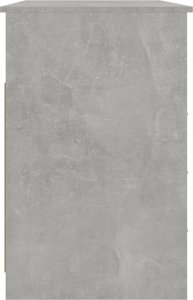 Biurko vidaXL vidaXL Biurko z szufladami, szarość betonu, 102x50x76 cm 6