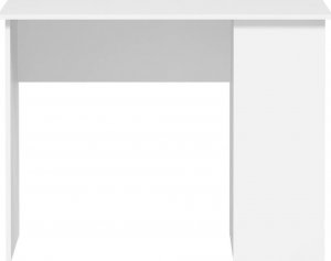 Biurko vidaXL vidaXL Biurko, białe, 100x55x75 cm, materiał drewnopochodny 4