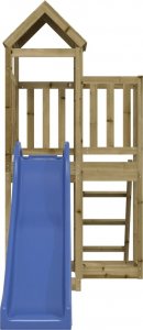 vidaXL vidaXL Domek ze zjeżdżalnią dla dzieci, impregnowane drewno sosnowe 4