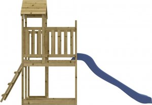 vidaXL vidaXL Domek ze zjeżdżalnią dla dzieci, impregnowane drewno sosnowe 5