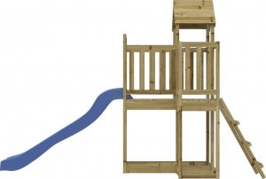 vidaXL vidaXL Domek ze zjeżdżalnią dla dzieci, impregnowane drewno sosnowe 6