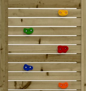 vidaXL vidaXL Domek ze zjeżdżalnią, huśtawką i ścianką wspinaczkową 8