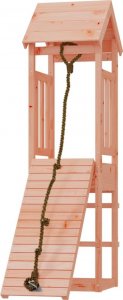vidaXL vidaXL Domek ze ścianką wspinaczkową dla dzieci, drewno daglezjowe 1
