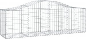 vidaXL vidaXL Kosze gabionowe, 8 szt, 200x50x60/80 cm, galwanizowane żelazo 3