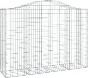 vidaXL vidaXL Kosze gabionowe, 11 szt, 200x50x140/160cm, galwanizowane żelazo 2