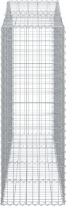 vidaXL vidaXL Kosze gabionowe, 11 szt, 200x50x140/160cm, galwanizowane żelazo 4