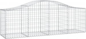 vidaXL vidaXL Kosze gabionowe, 5 szt, 200x50x60/80 cm, galwanizowane żelazo 3