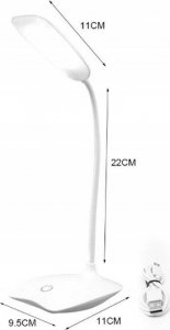 Lampka biurkowa biała 8