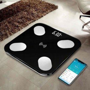 Waga łazienkowa INTELIGENTNA WAGA ŁAZIENKOWA Z FUNKCJĄ BLUETOOTH ANALITYCZNA SZKLANA 2