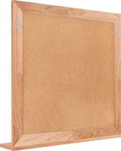 vidaXL vidaXL Lustro ścienne, 55x55 cm, lite drewno orzechowe 5
