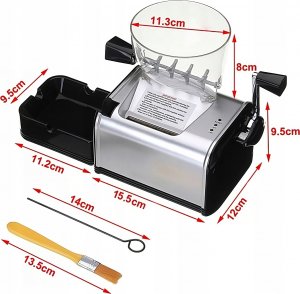 Retoo Tłokowa elektryczna nabijarka do papierosów / tytoniu 16