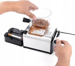 Retoo Tłokowa elektryczna nabijarka do papierosów / tytoniu 6