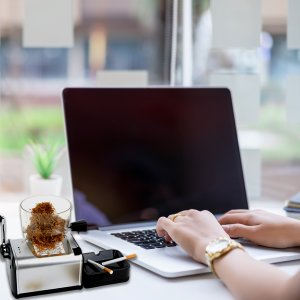 Retoo Tłokowa elektryczna nabijarka do papierosów / tytoniu 8