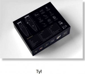 Maszynka do włosów JRL JRL Gold zestaw maszynka trymer stacja ładująca 7