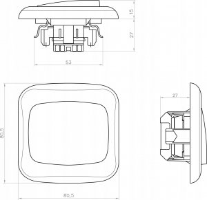 Montis Łącznik instalacyjny krzyżowy WP-8A MONTIS SIMPLEX MT052K 2