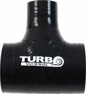 TurboWorks Łącznik T-Piece TurboWorks Black 45-25mm 1