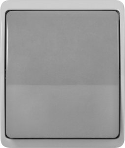 Orno Łącznik jednobiegunowy n/t AQUATIC, IP44, szaro-grafitowy 3