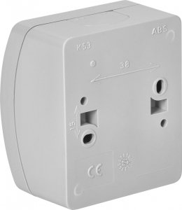 Orno Łącznik jednobiegunowy n/t AQUATIC, IP44, szaro-grafitowy 5