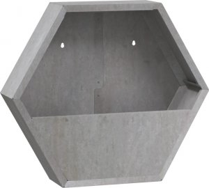 vidaXL vidaXL Doniczki ścienne, 2 szt., szare, stal kortenowska, 46x10x40 cm 4