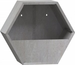 vidaXL Doniczki ścienne, 2 szt., szare, stal kortenowska, 30x10x25 cm 4