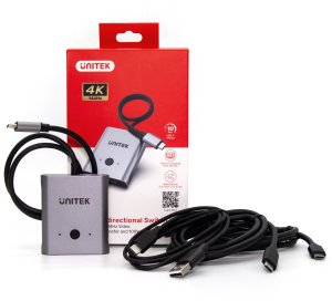 HUB USB Unitek D1078A 2x USB-C  + 3.2 Gen1 (D1078A) 8