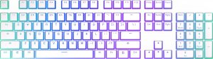 Endorfy PBT Pudding Onyx White Keycaps (EY0E003) 5