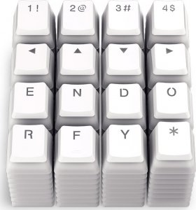 Endorfy PBT Pudding Onyx White Keycaps (EY0E003) 6