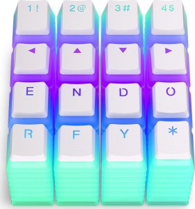 Endorfy PBT Pudding Onyx White Keycaps (EY0E003) 7