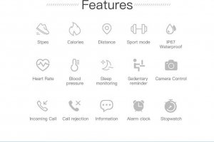 Smartwatch Rubicon RNBE66 Czarny  (sr014e) 13