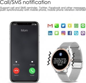 Smartwatch Rubicon RNBE66 Czarny  (sr014e) 2