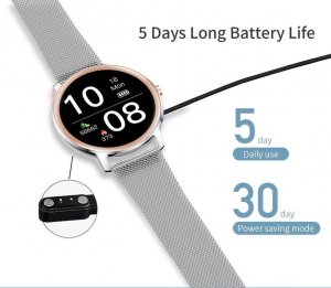 Smartwatch Rubicon RNBE66 Czarny  (sr014e) 7