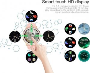 Smartwatch Rubicon RNBE66 Czarny  (sr014e) 8