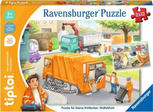 Ravensburger Ravensburger tiptoi puzzle for little explorers: garbage disposal 1