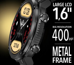 Smartwatch Rubicon RNCE96 Czarny  (RNCE96) 9