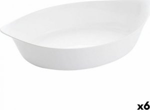 Luminarc Półmisek Kuchenny Luminarc Smart Cuisine Owalne Biały Szkło 38 x 22 cm (6 Sztuk) 1