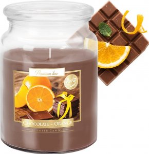 Bispol Świeca zapachowa z wieczkiem czekolada-pomarańcza snd 99-340 Bispol 1