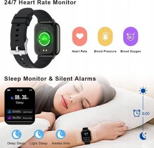 Smartwatch Zegarek SMARTWATCH IPS WODOODPORNY MENU ANG 4