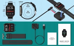 Smartwatch Zegarek SMARTWATCH IPS WODOODPORNY MENU ANG 8