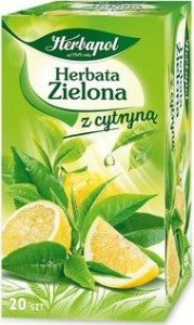 Selgros Herbapol Herbata zielona z cytryną (20 torebek x 1,7g) 34g 1