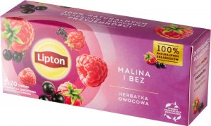 Lipton Lipton Herbatka owocowa malina i bez 32 g (20 torebek) 2