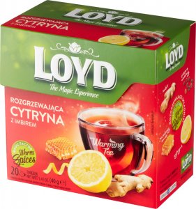 LOYD Loyd Herbatka ziołowo-owocowa rozgrzewająca cytryna z imbirem 40 g (20 x 2 g) 2