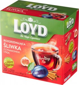 LOYD Loyd Herbatka ziołowo-owocowa rozgrzewająca śliwka z cynamonem i figą 40 g (20 x 2 g) 2