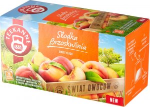 Teekanne Teekanne Świat Owoców Aromatyzowana herbatka owocowa słodka brzoskwinia 45 g (20 x 2,25 g) 2