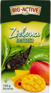 BIG-ACTIVE Big-Active Zielona herbata liściasta z mango 100 g 1