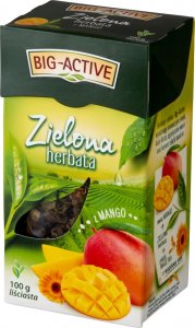 BIG-ACTIVE Big-Active Zielona herbata liściasta z mango 100 g 2