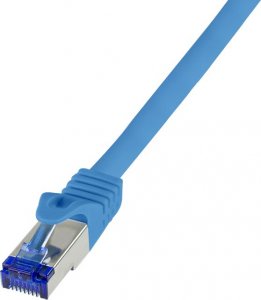 LogiLink Logilink Patchkabel Ultraflex, Cat.6A, S/FTP, blau, 0,25 m 1