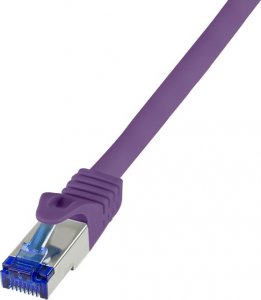 LogiLink Logilink Patchkabel Ultraflex, Cat.6A, S/FTP, violett, 1,5 m 1