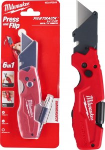 Milwaukee Nóż z ostrzem trapezowym FASTBACK Nożyk 6w1 MILWAUKEE 1