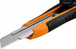 Neo Nóż z ostrzem łamanym (Snap-off blade knife 18mm, metal slideway) 13